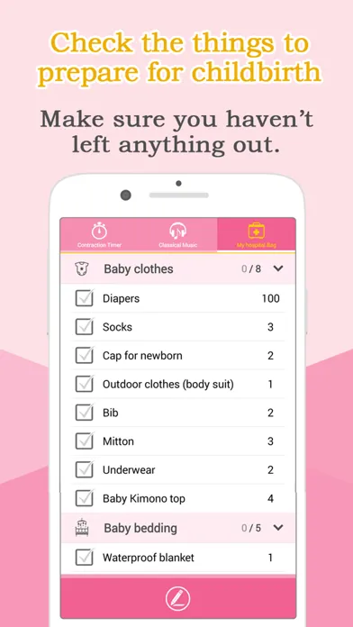 Contraction Timer (Pregnancy) স্ক্রিনশট