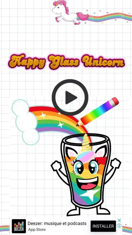 Скриншоты Happy Glass Unicorn Game