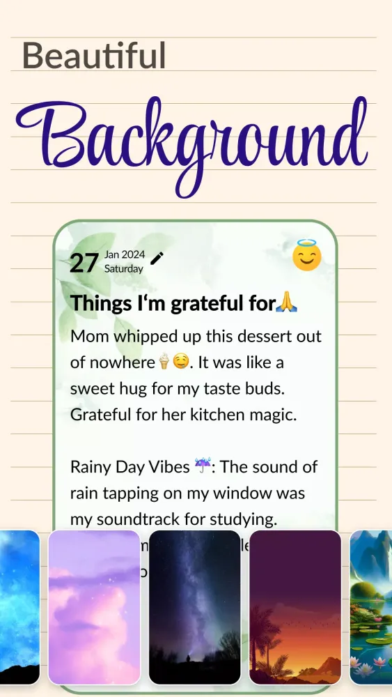 Daily Journal: Diary with lock Screenshots