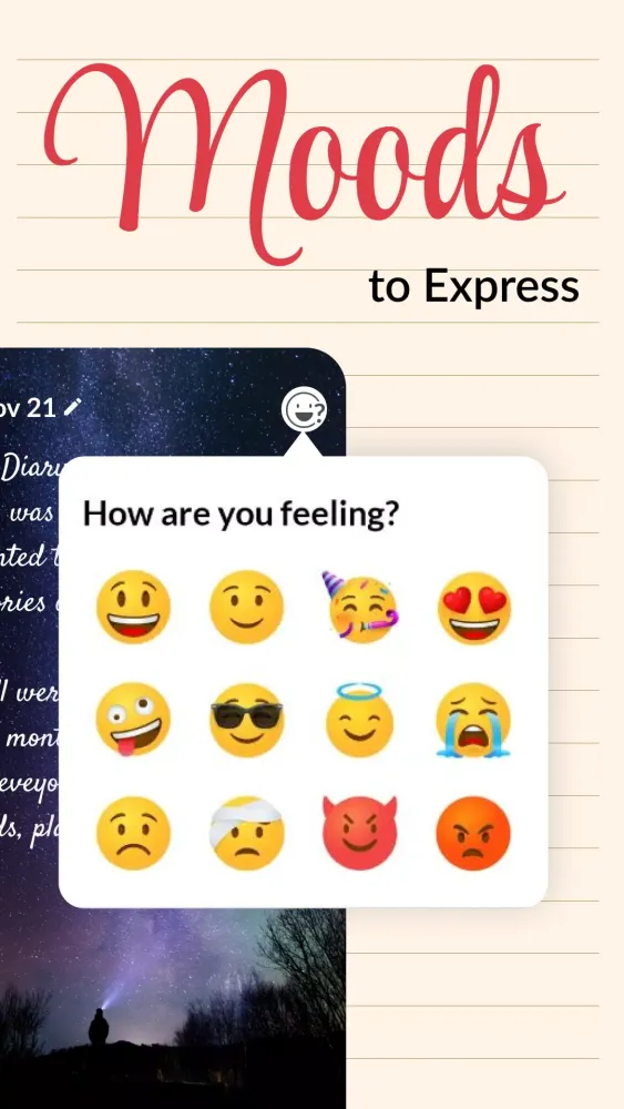 Daily Journal: Diary with lock Screenshots