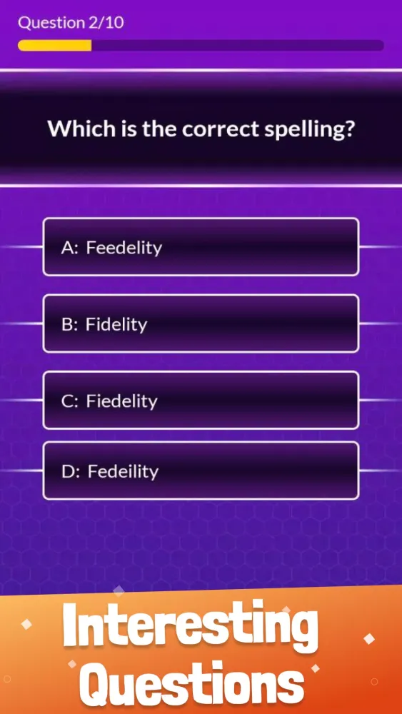 Captures d'écran de Spelling Bee: Spelling Quiz