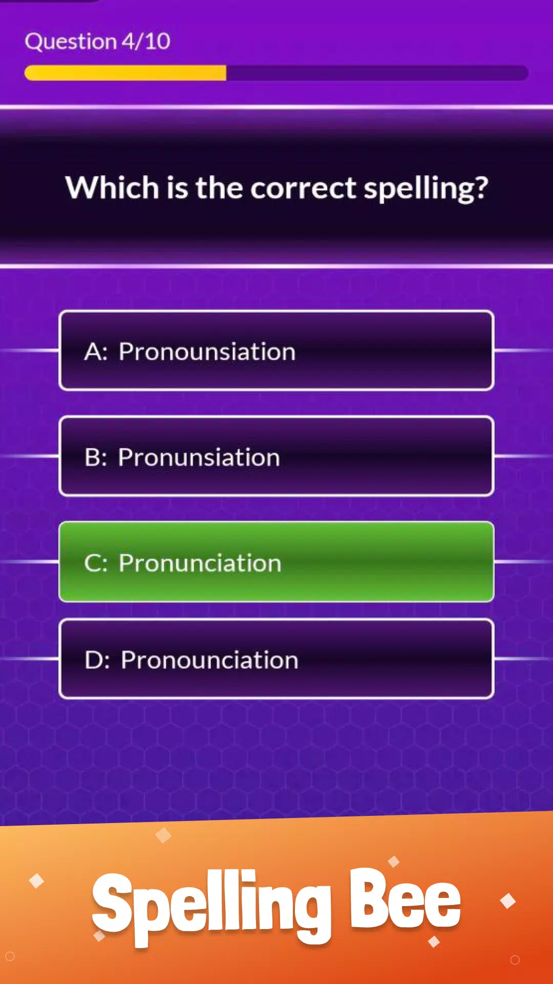 Spelling Bee: Spelling Quiz Screenshots