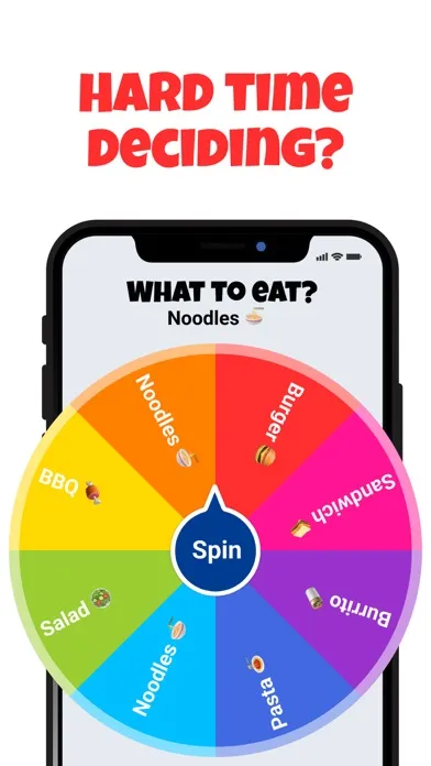 Tangkapan skrin Spin the Wheel, Decision Maker