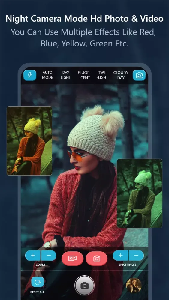 Night Camera Mode Photo Video Screenshots