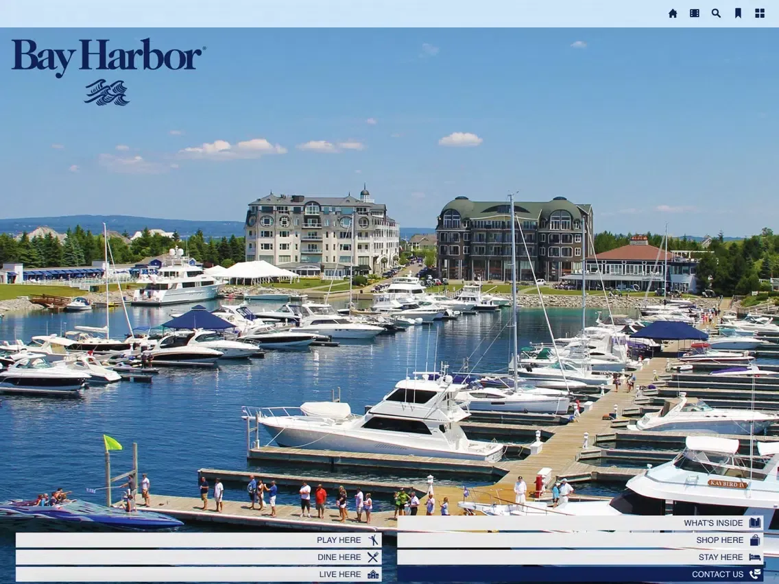 Tangkapan layar Bay Harbor Visitors Guide iPad 