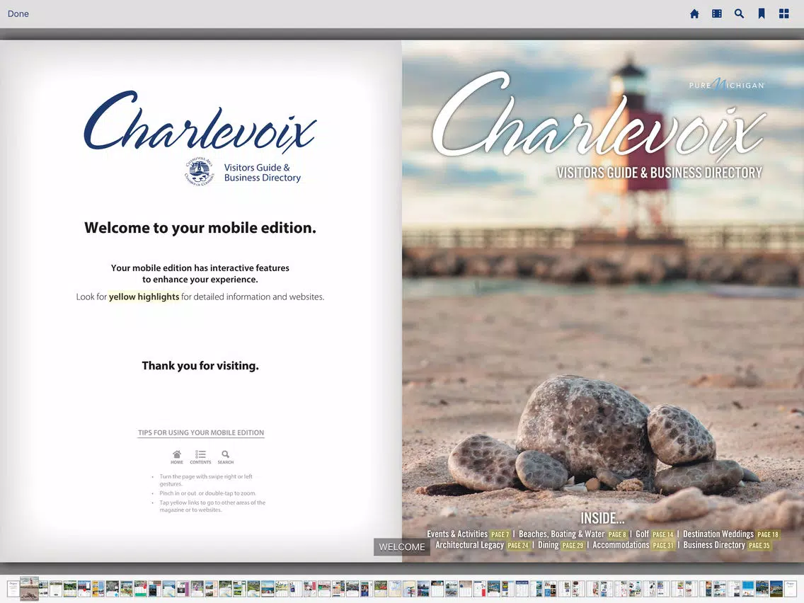 Скриншоты Charlevoix Visitors Guide iPad 