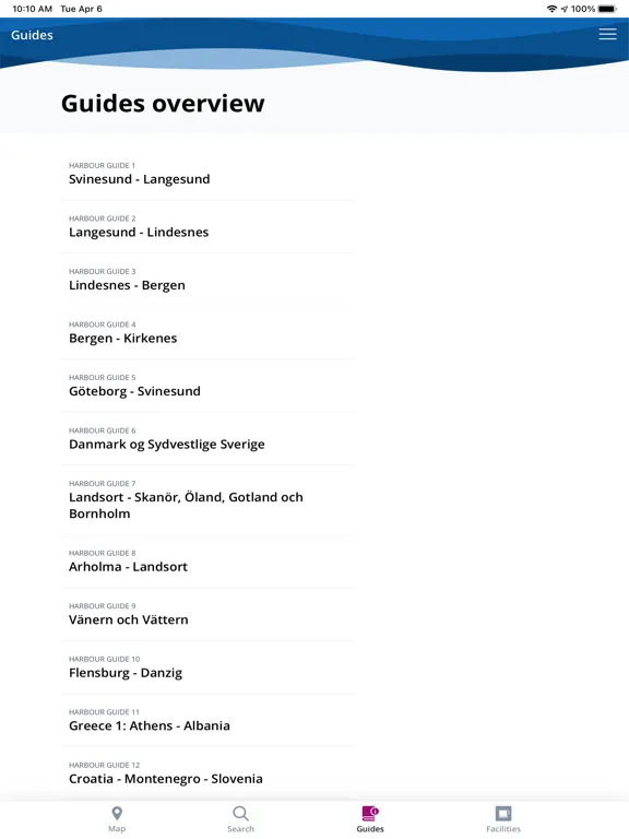تصاویر Harbour Guide iPad