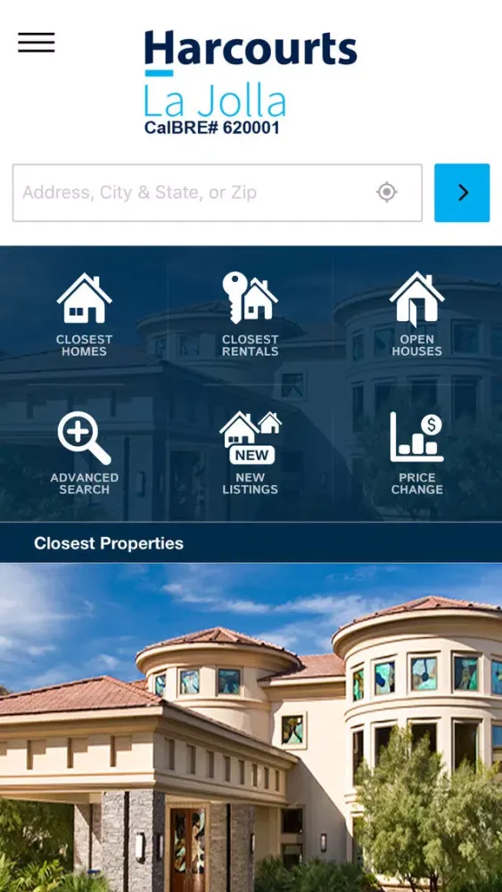 Zrzuty ekranu Harcourts Prestige Properties