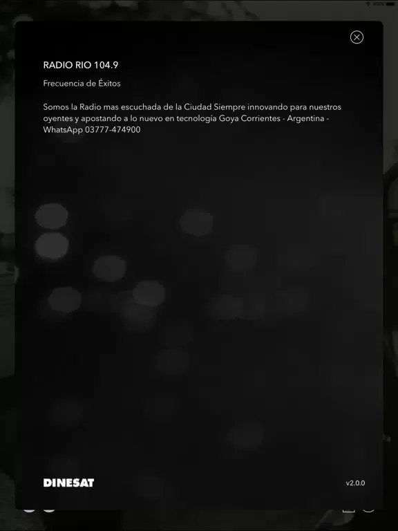 Скриншоты RADIO RIO 104.9 iPad 