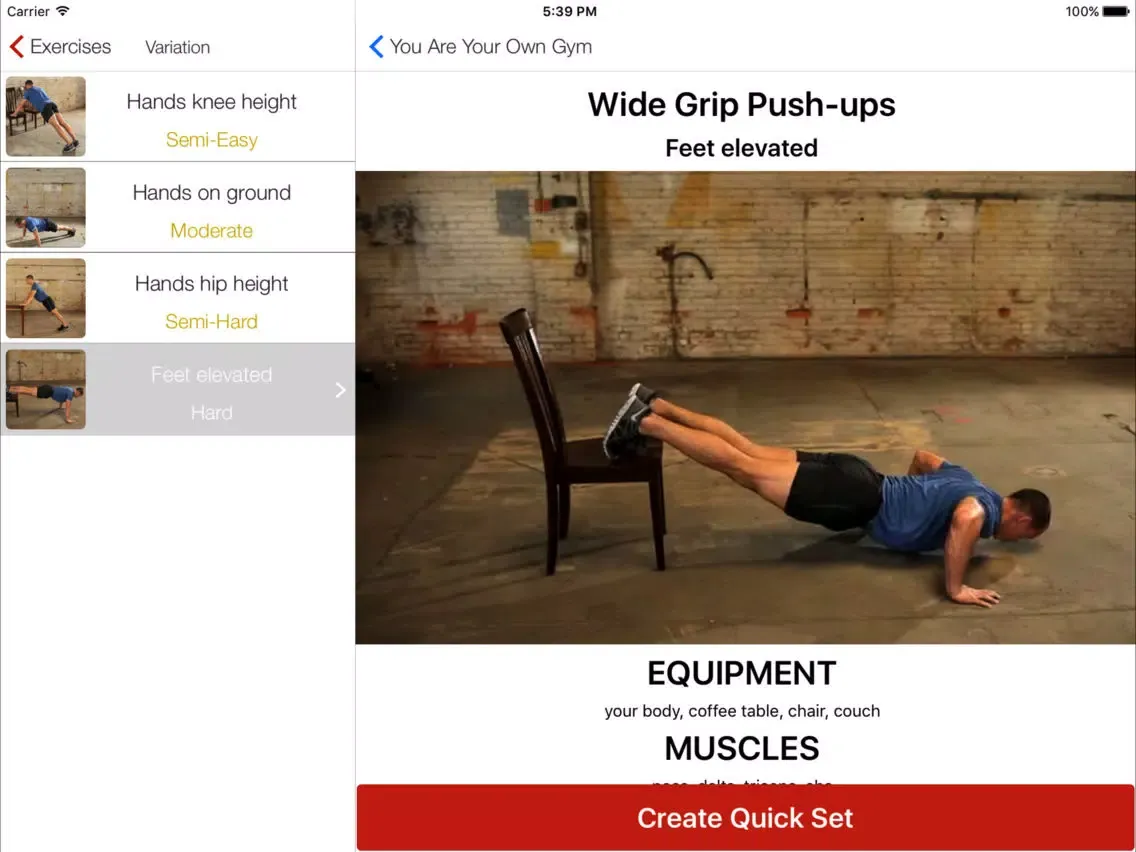 Bodyweight Training: Your Gym iPad  स्क्रीनशॉट
