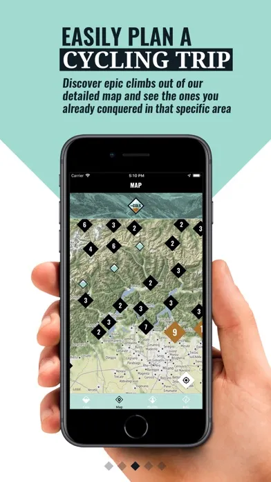 myCols - your cycling climbs स्क्रीनशॉट