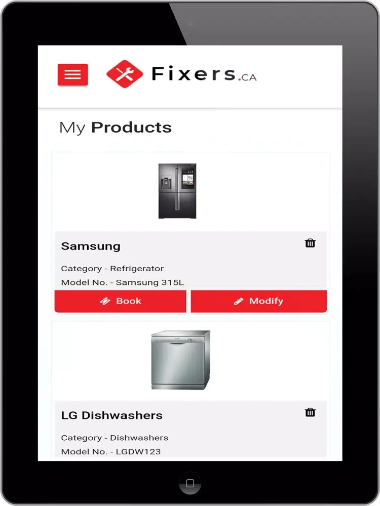 تصاویر fixers.ca iPad 