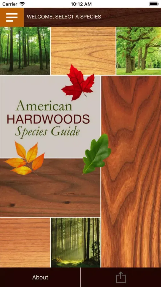 Ảnh chụp màn hình của Amer. Hardwoods Species Guide