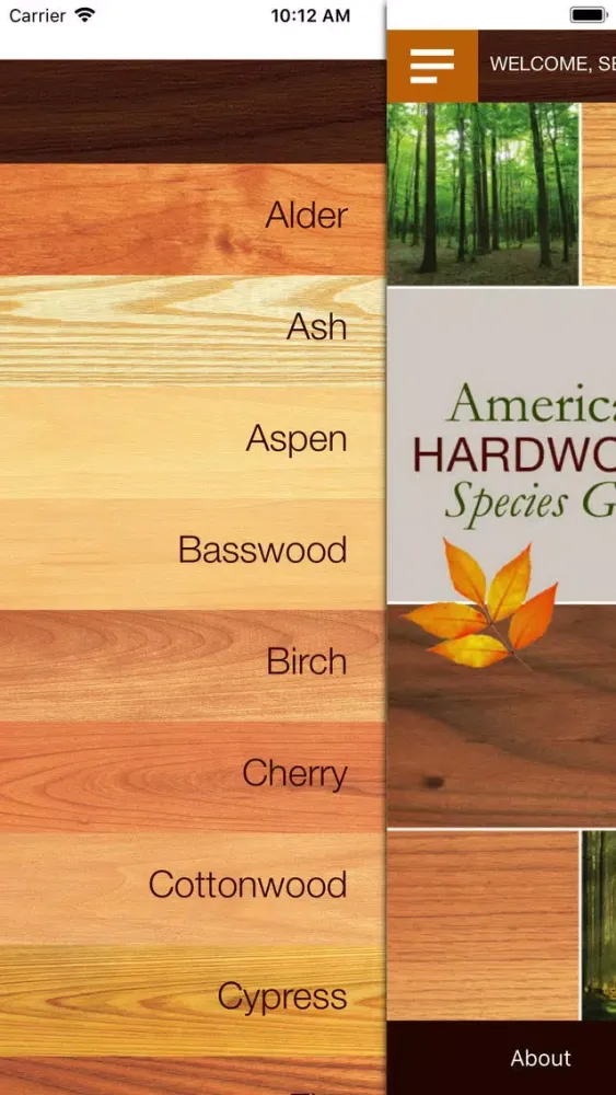 Ảnh chụp màn hình của Amer. Hardwoods Species Guide