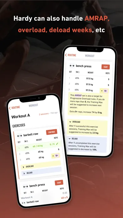 Hardy: Smart workout routines Screenshots