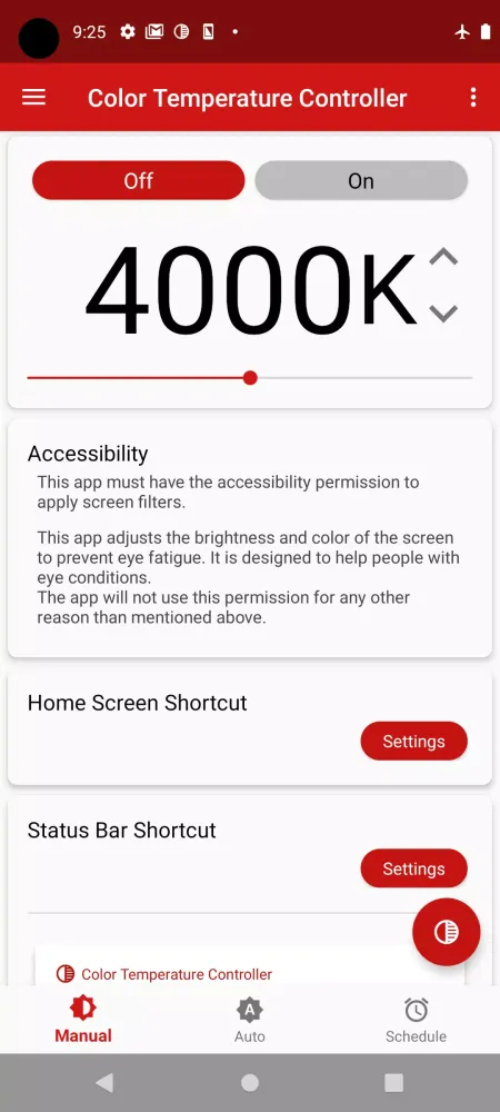 Color Temperature Controller Screenshots