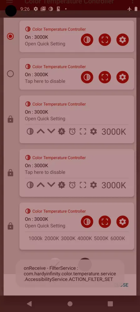 Color Temperature Controller Screenshots
