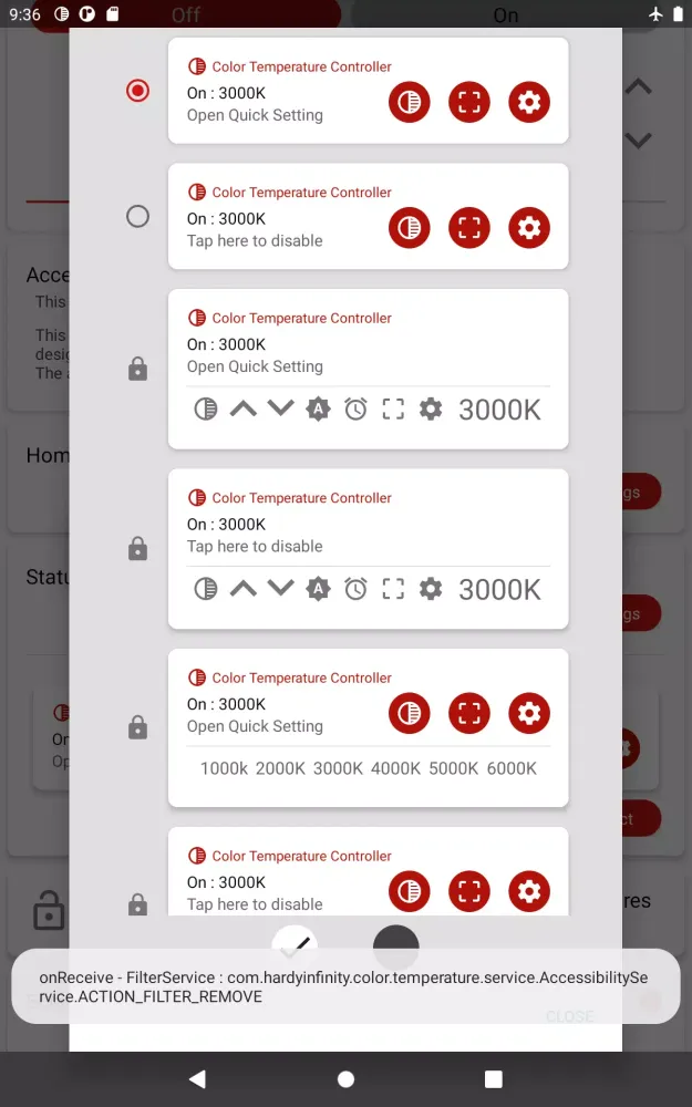 Color Temperature Controller Screenshots
