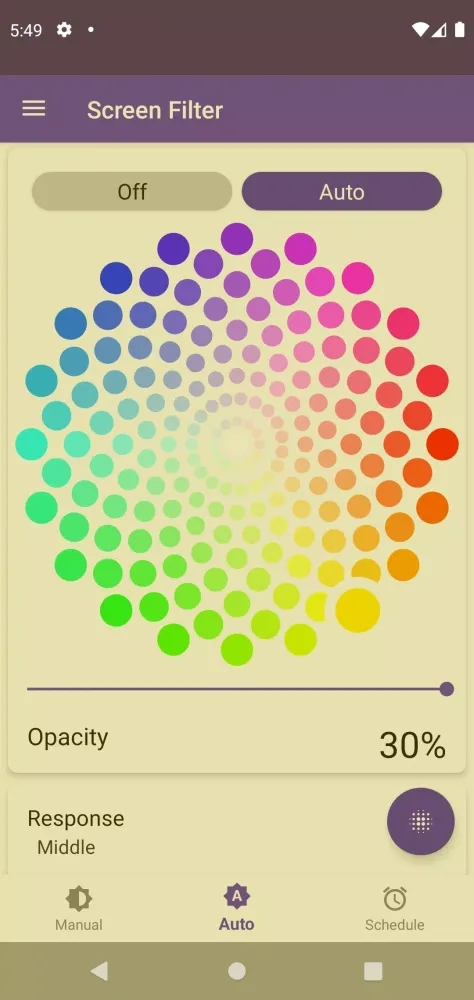 Screen Color Filter स्क्रीनशॉट