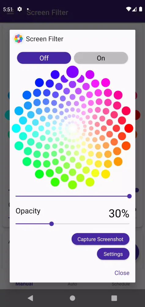 Screen Color Filter स्क्रीनशॉट