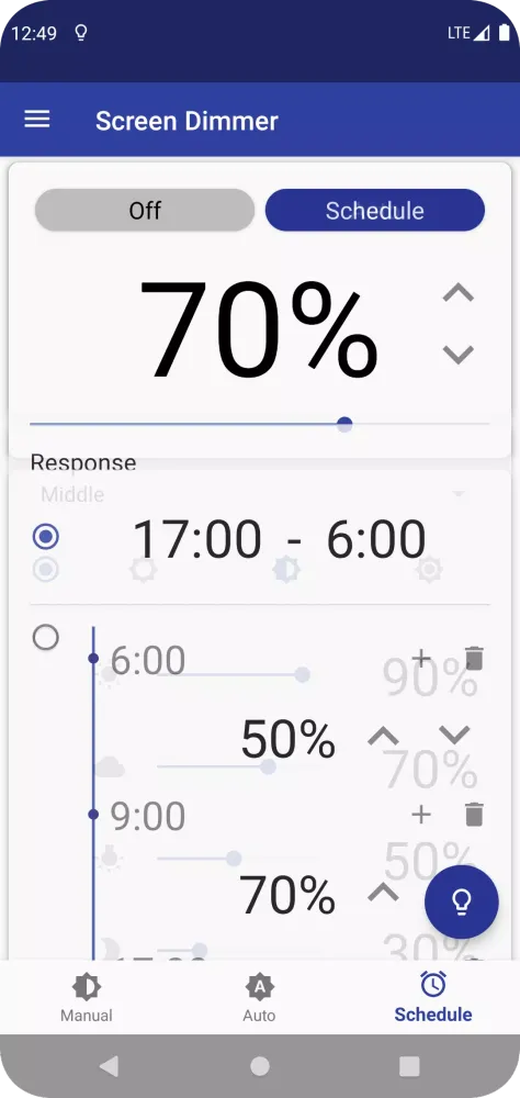 Screenshot di Auto Screen Dimmer