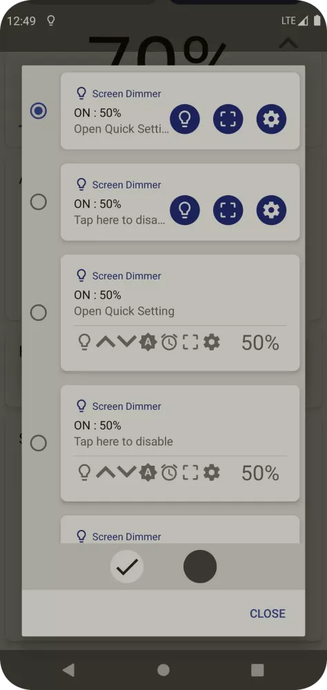 Screenshot di Auto Screen Dimmer