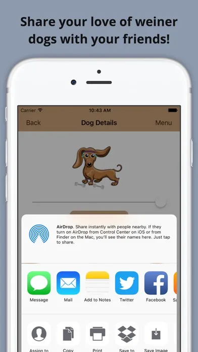 Screenshot di Weinermoji - Dachshund Emoji & Stickers