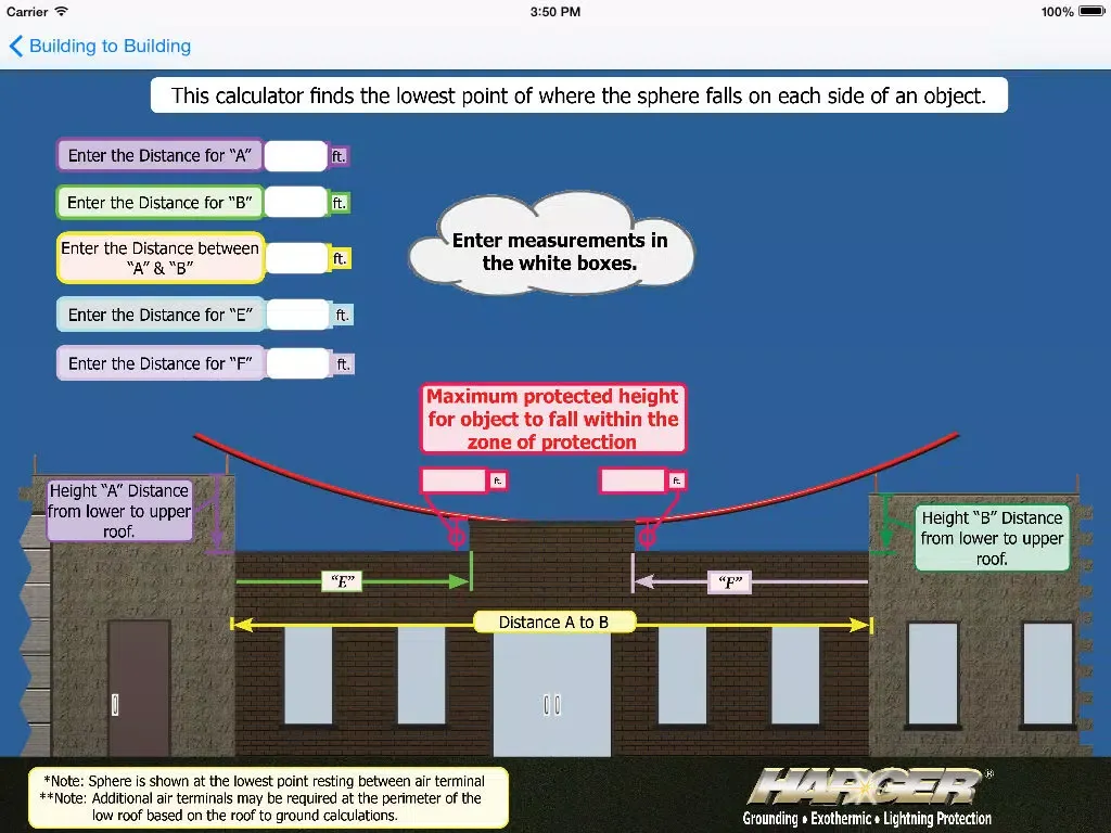 Capturas de pantalla de Zone of Protection Calculator iPad 