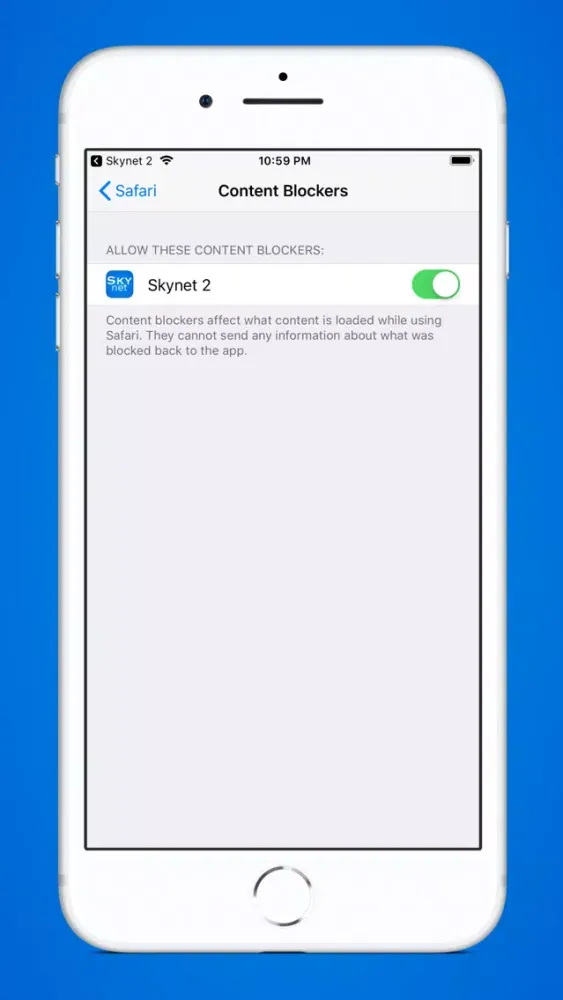 Tangkapan layar Skynet Ad Blocker for Safari