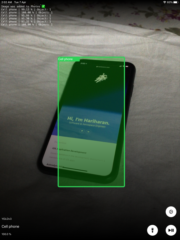 Neural Object Detector iPad  سکرین شاٹس