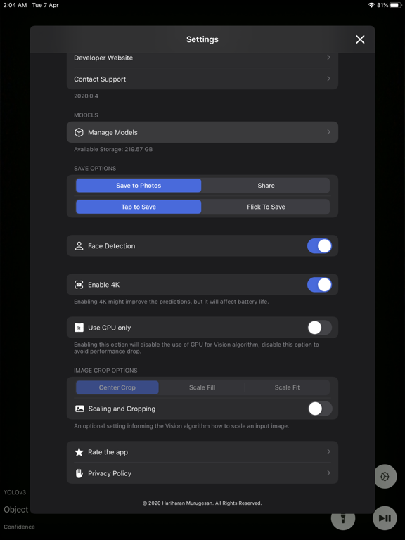 Neural Object Detector iPad  سکرین شاٹس