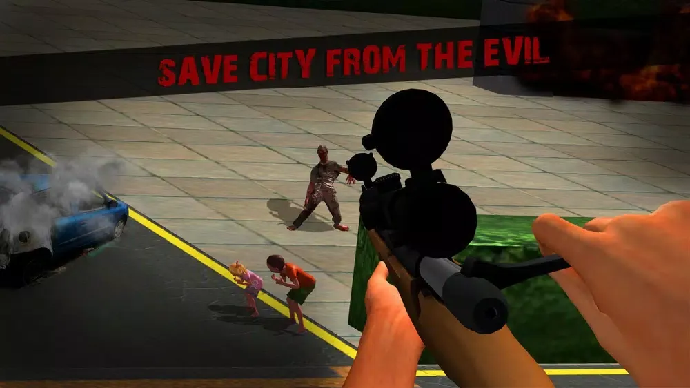 Tangkapan skrin Zombie Sniper Royale 2019