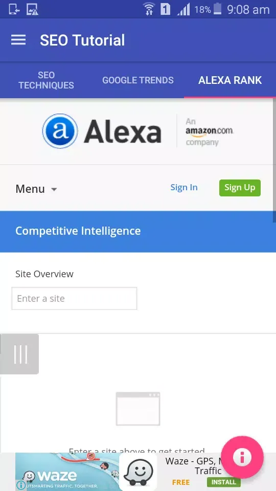SEO Tutorial & Techniques スクリーンショット