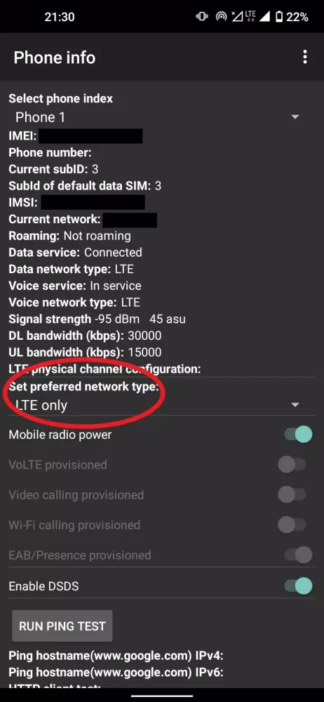 4G only Android 11+ Screenshots
