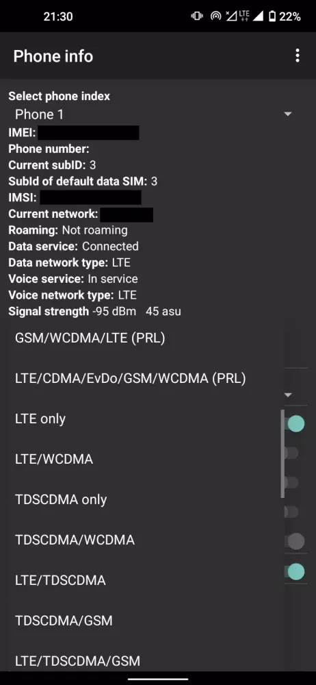 4G only Android 11+ Screenshots