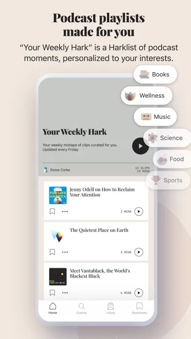 Zrzuty ekranu Hark Audio