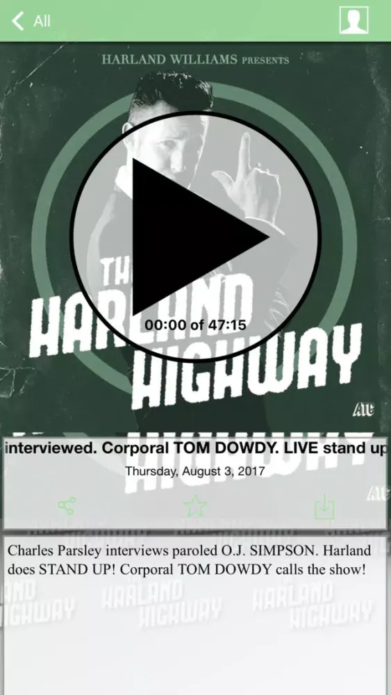 Capturas de tela do The Harland Highway