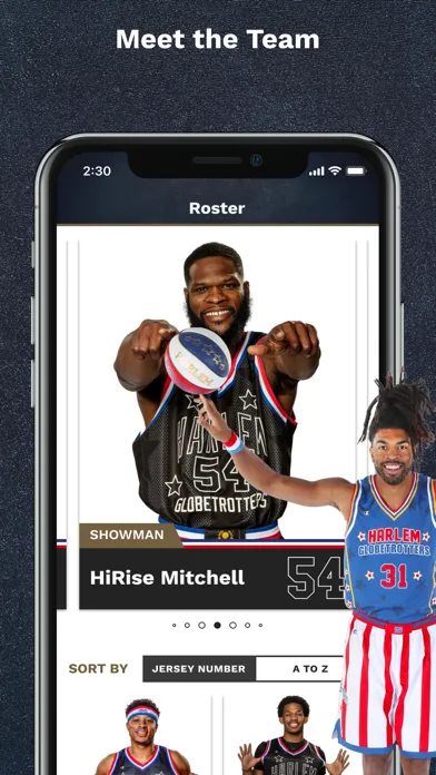 Tangkapan layar Harlem Globetrotters