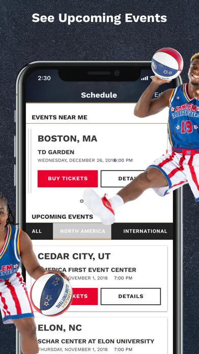 Tangkapan layar Harlem Globetrotters