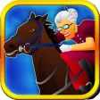 A Slender Subway Grandma Horse Run Racing