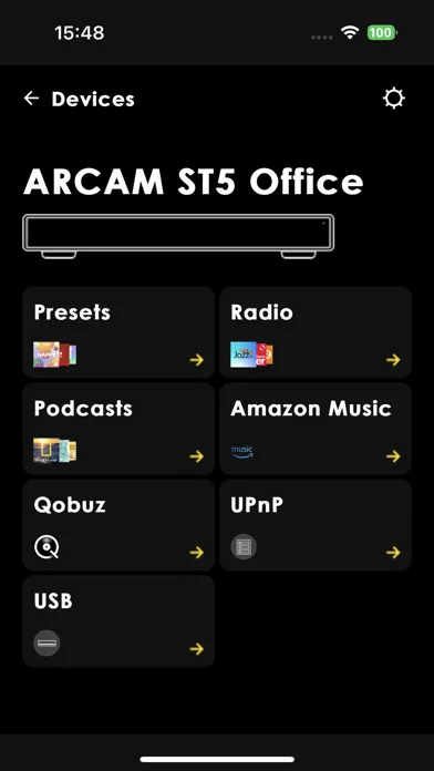 Captures d'écran de ARCAM Radia
