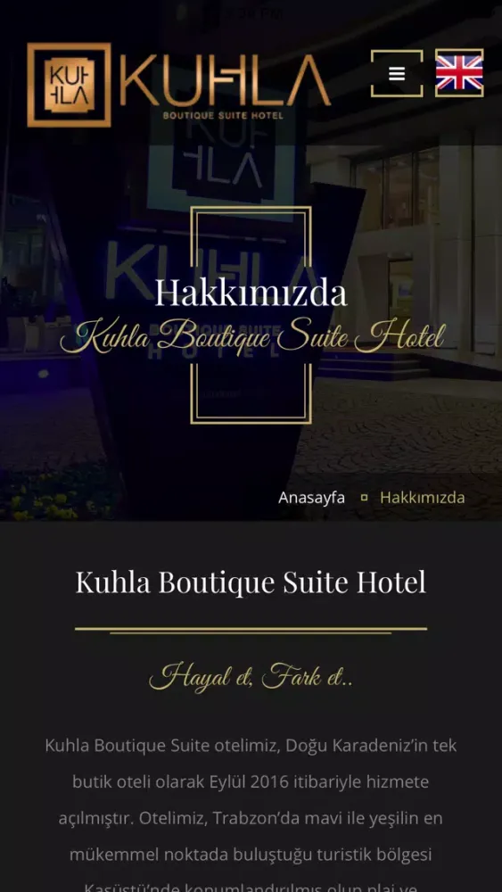 Tangkapan layar Kuhla Boutique Suite Hotel
