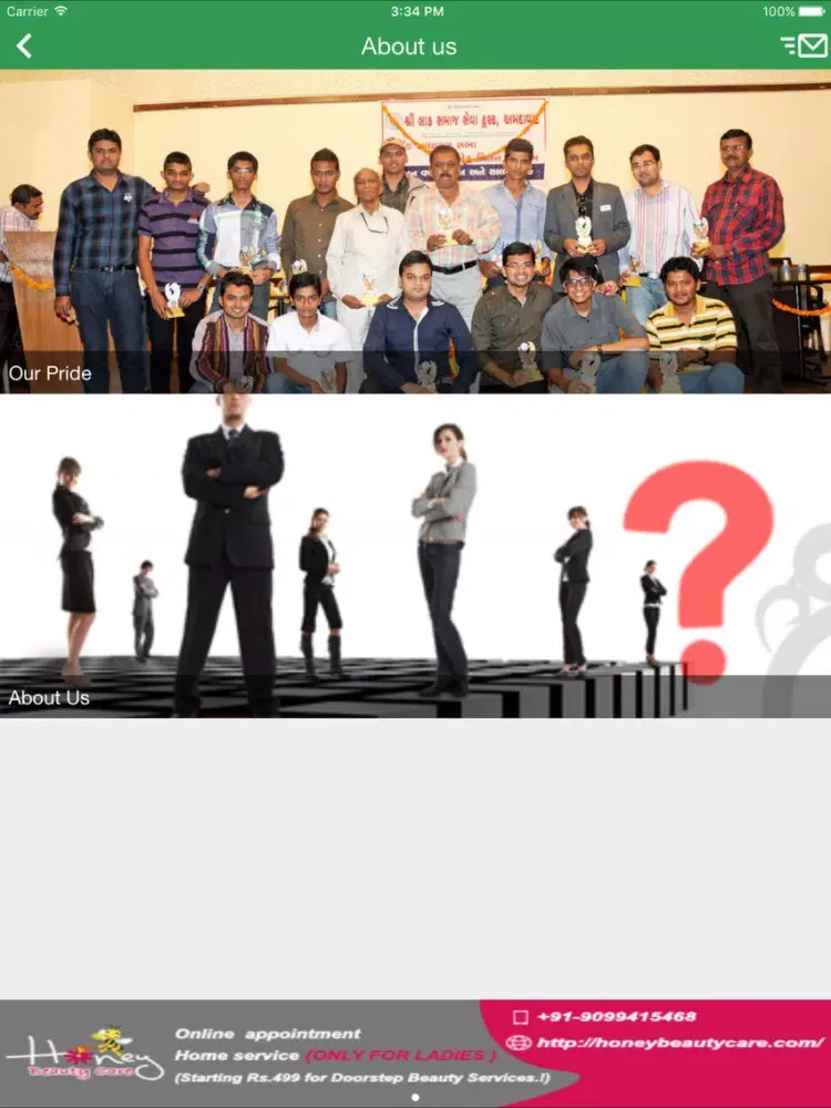 Ảnh chụp màn hình của Shree Lad Samaj Seva Trust iPad 