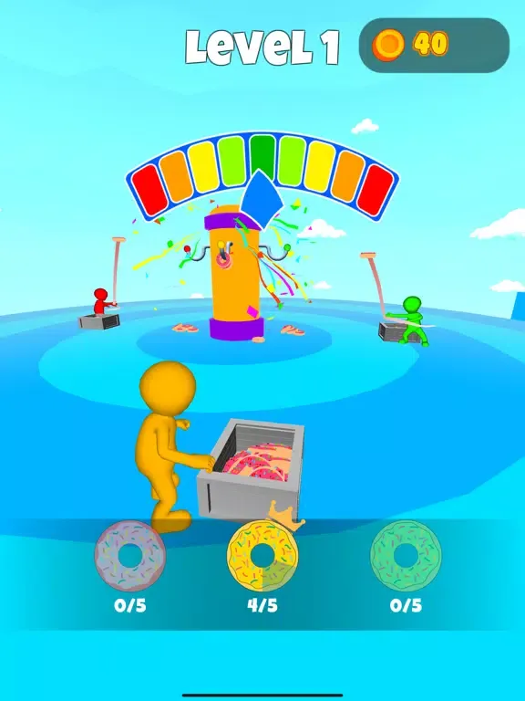 Capturas de tela do Donut Master 3D iPad 