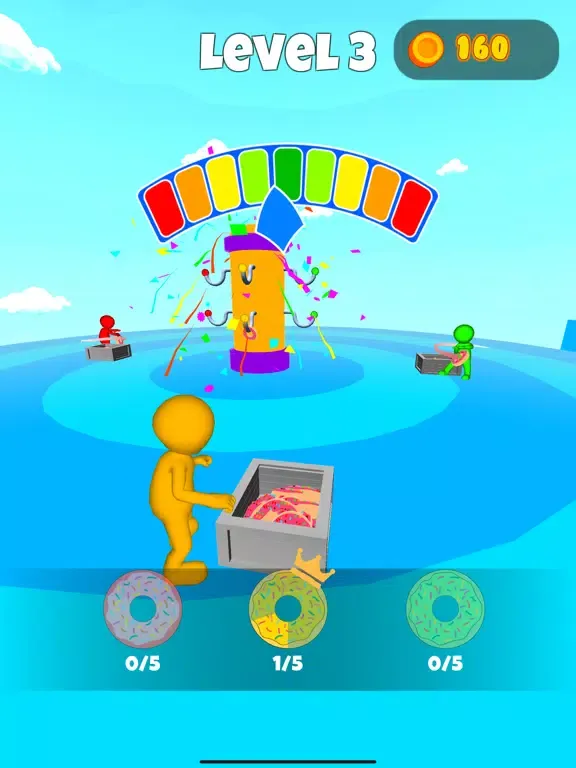 Capturas de tela do Donut Master 3D iPad 