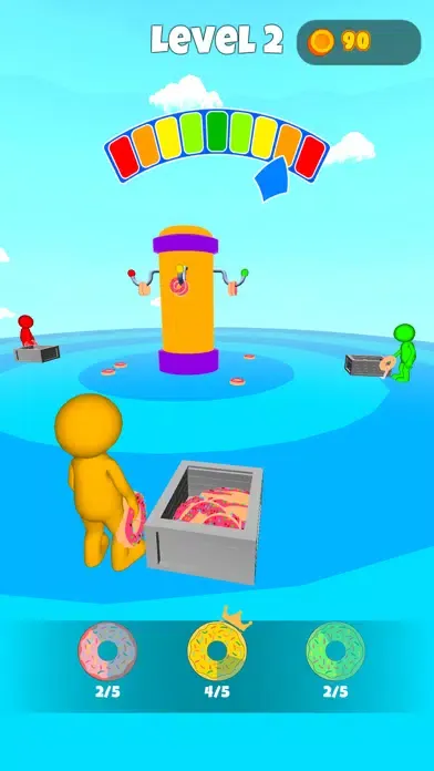 Capturas de tela do Donut Master 3D