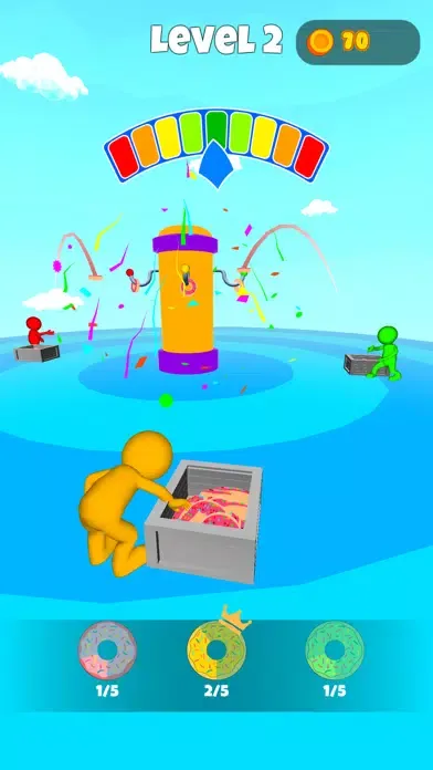 Capturas de tela do Donut Master 3D