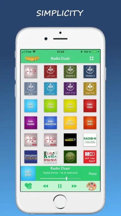 Capturas de pantalla de Radio Algeria - راديو الجزائر