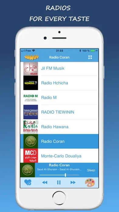 Capturas de pantalla de Radio Algeria - راديو الجزائر