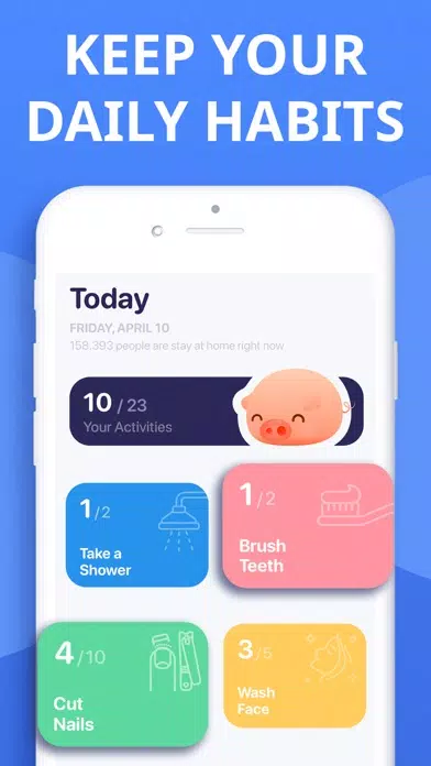 Hygiene Tracker Screenshots